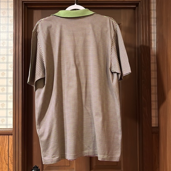 A Perfect Day In Paradise Sebastian Varney Lime Green And Purple Stripes Size L - Picture 5 of 9